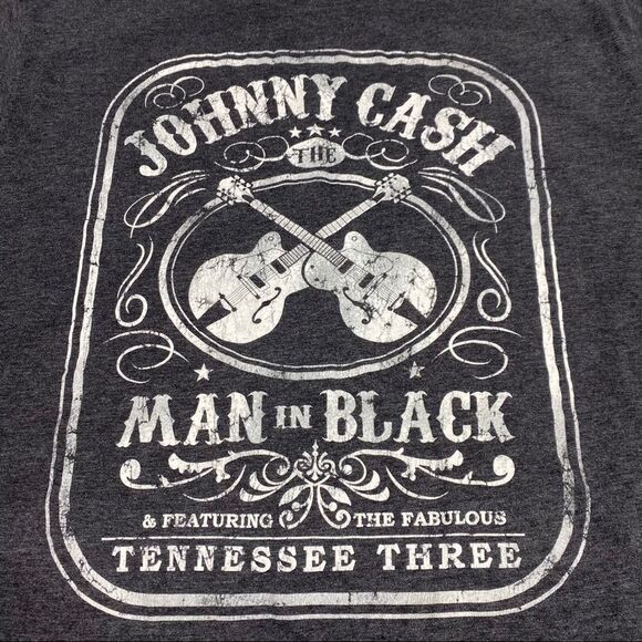 Johnny Cash Man in Black T-shirt size XXL - Picture 4 of 4